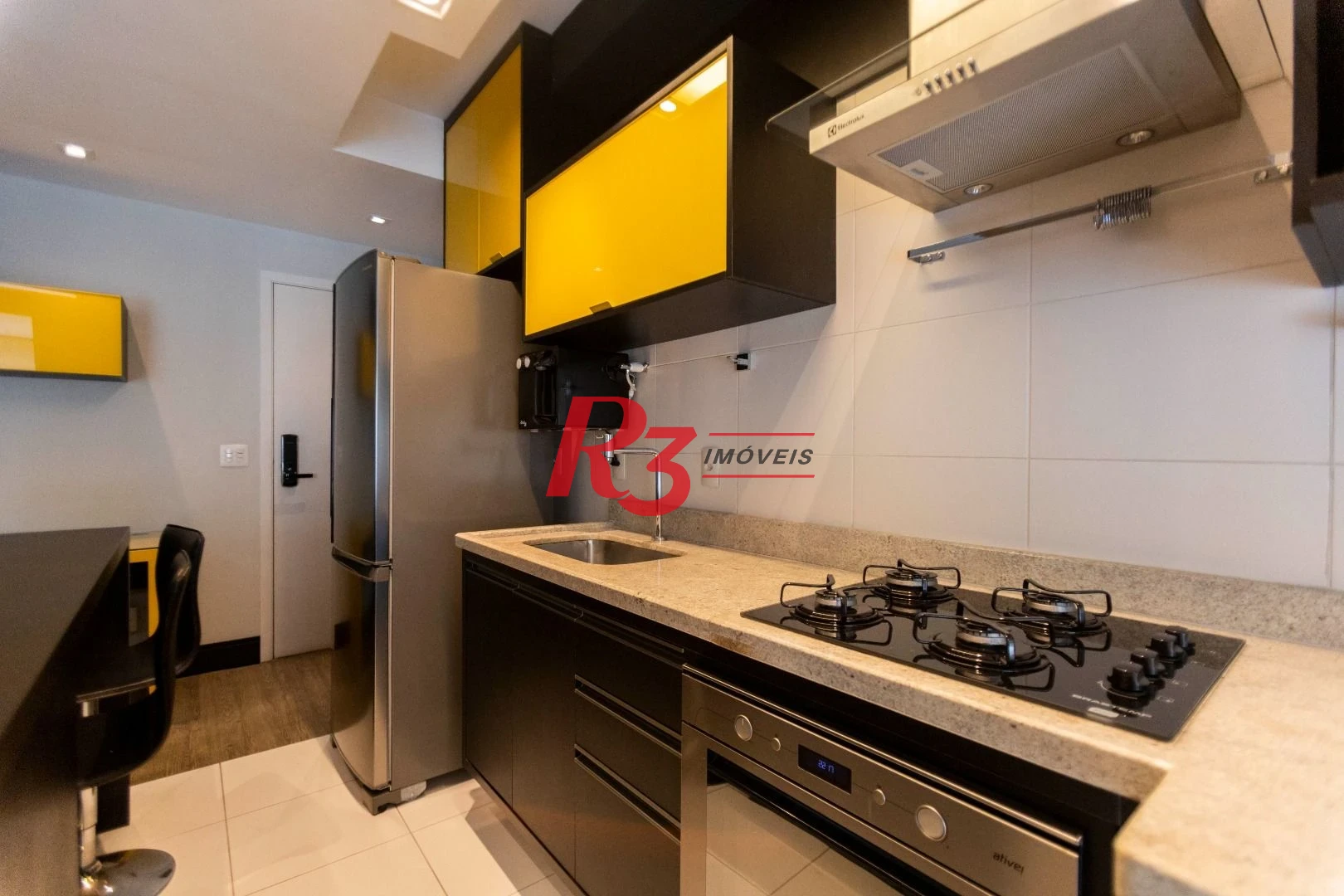Apartamento com 1 dormitório para alugar, 48 m² por R$ 5.000,00/mês - Ponta da Praia - Santos/SP