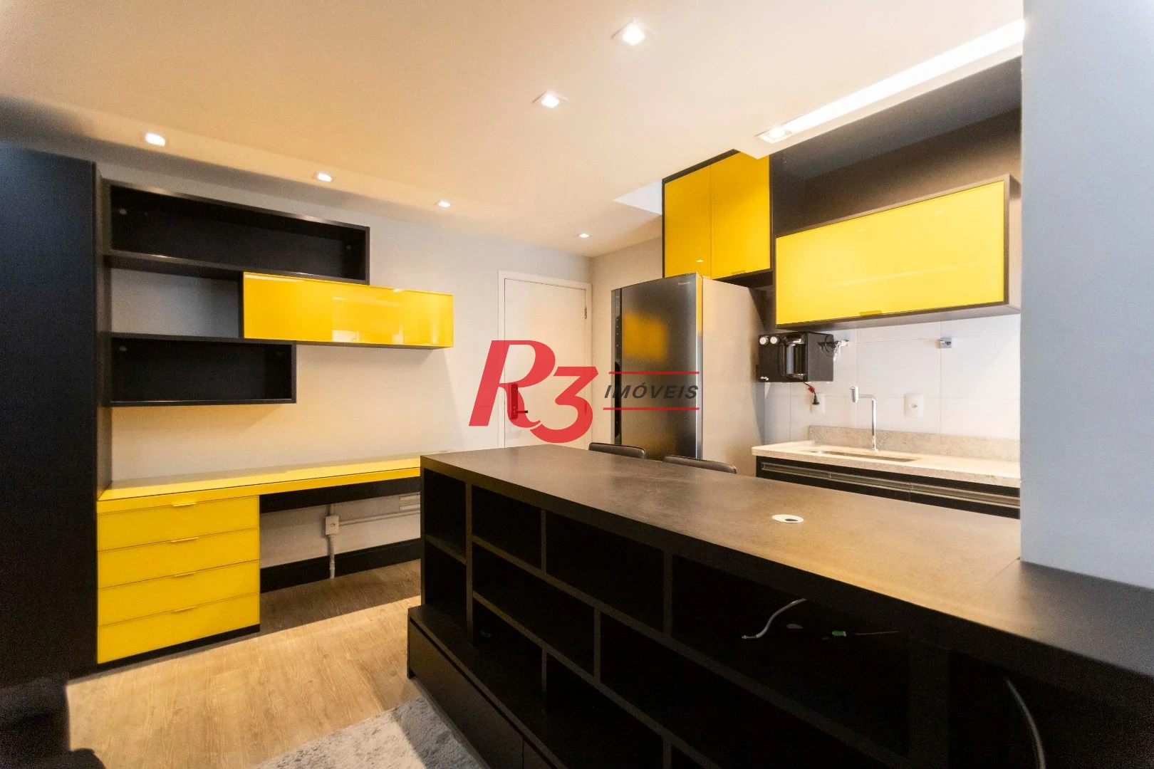 Apartamento com 1 dormitório para alugar, 48 m² por R$ 5.000,00/mês - Ponta da Praia - Santos/SP