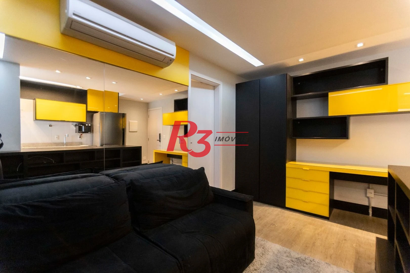 Apartamento com 1 dormitório para alugar, 48 m² por R$ 5.000,00/mês - Ponta da Praia - Santos/SP