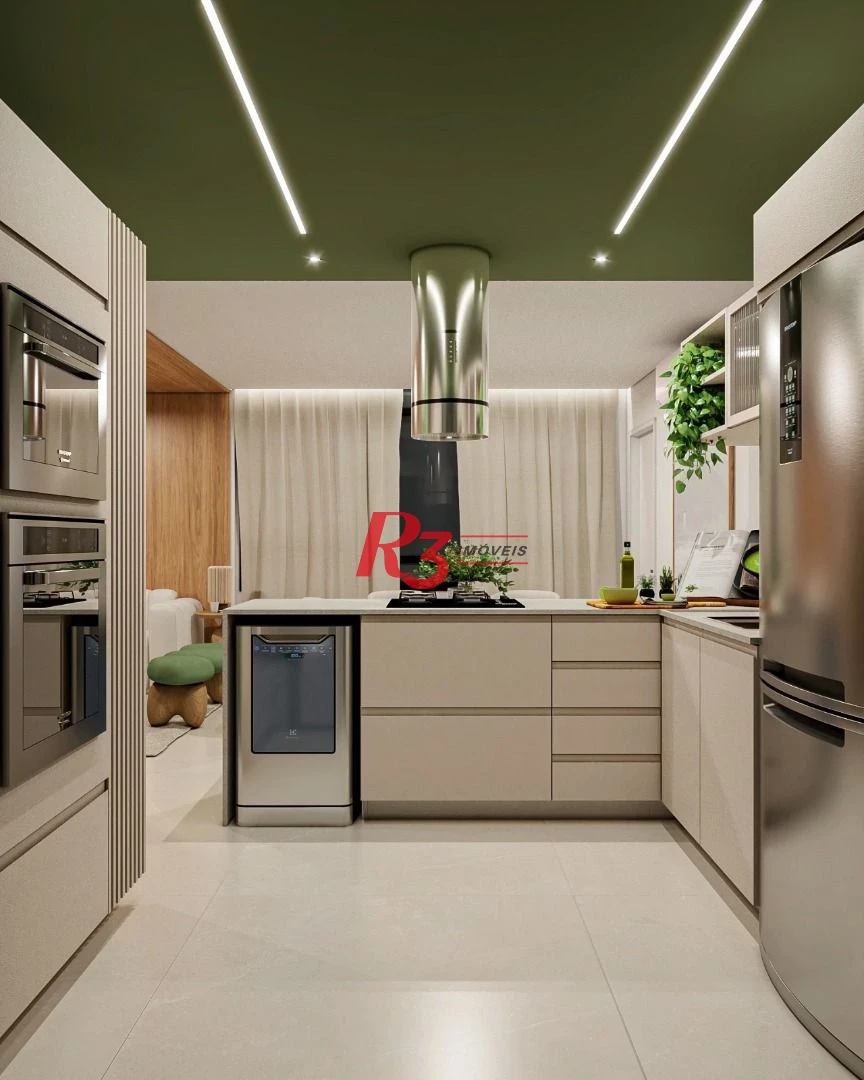 Apartamento com 3 dormitórios à venda, 93 m² por R$ 1.630.000,00 - Boqueirão - Santos/SP