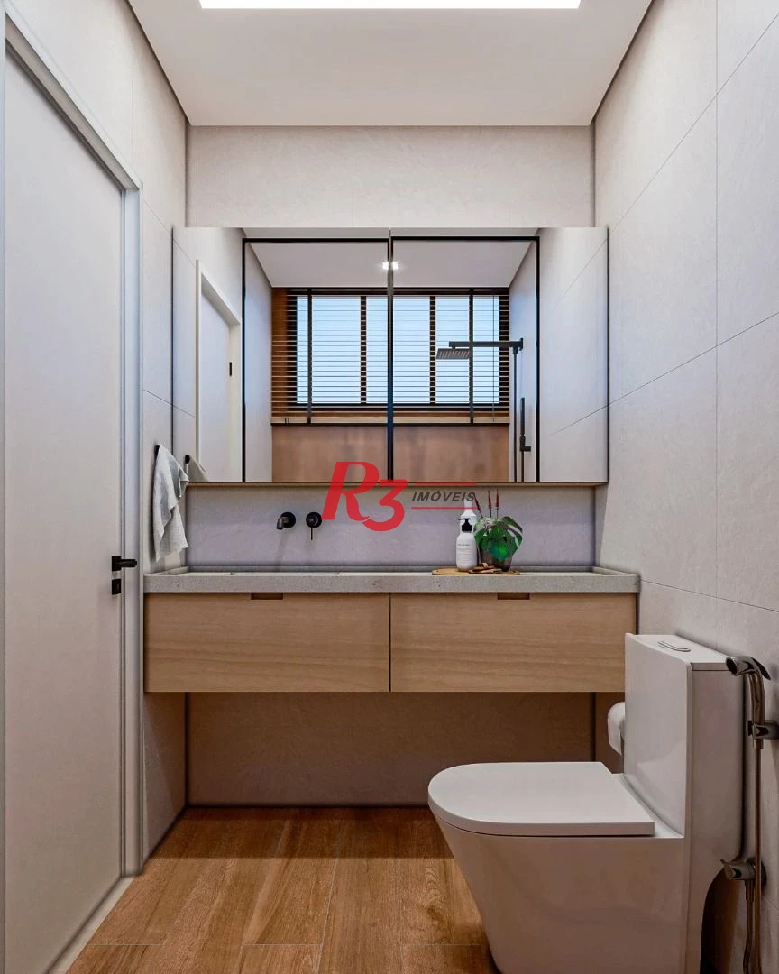 Apartamento com 3 dormitórios à venda, 93 m² por R$ 1.630.000,00 - Boqueirão - Santos/SP
