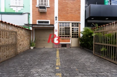 Sobrado, 227 m² - venda por R$ 2.000.000,00 ou aluguel por R$ 8.605,06/mês - Vila Belmiro - Santos/SP