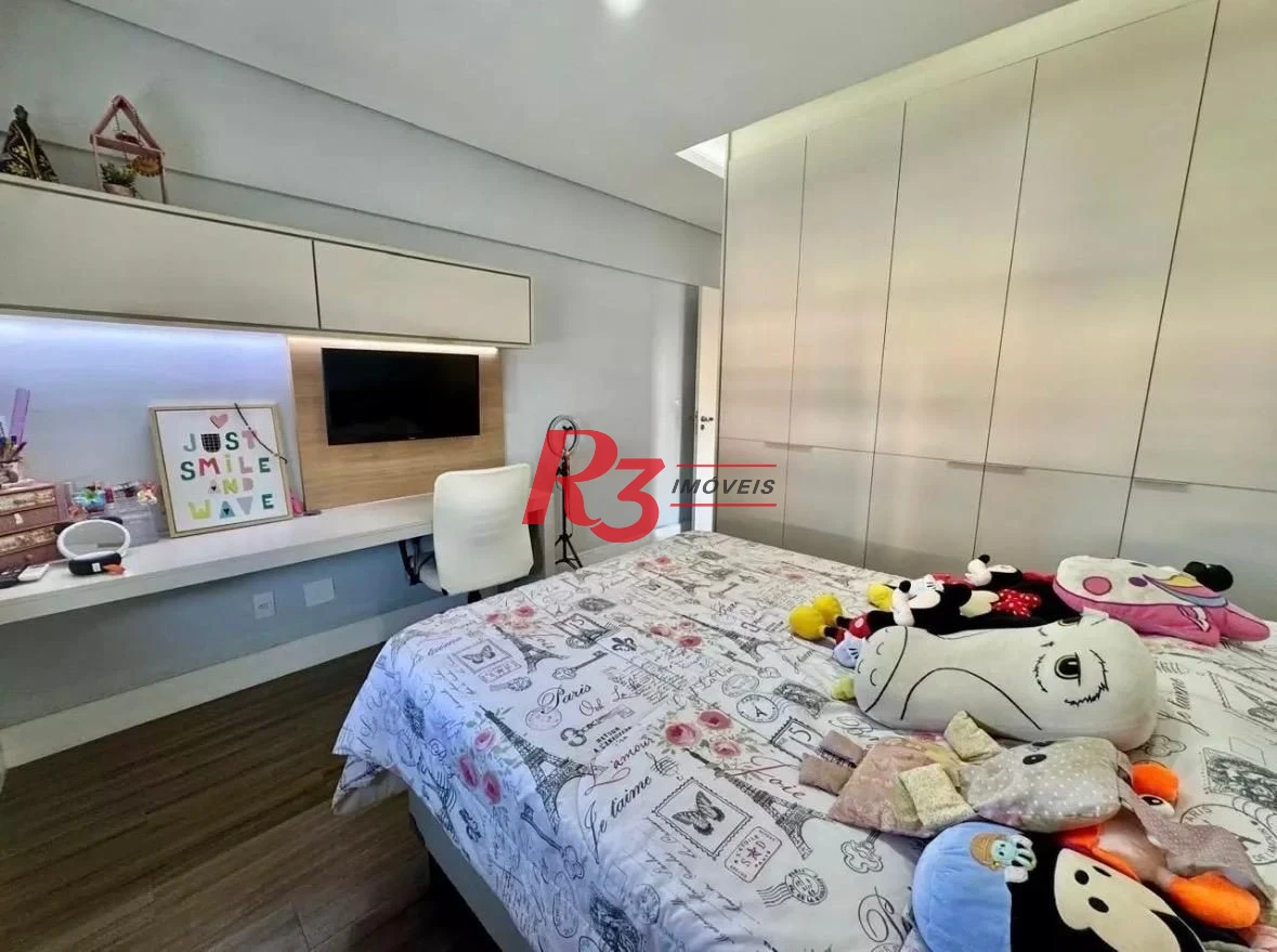 Apartamento com 2 dormitórios à venda, 94 m² por R$ 855.000,00 - Ponta da Praia - Santos/SP