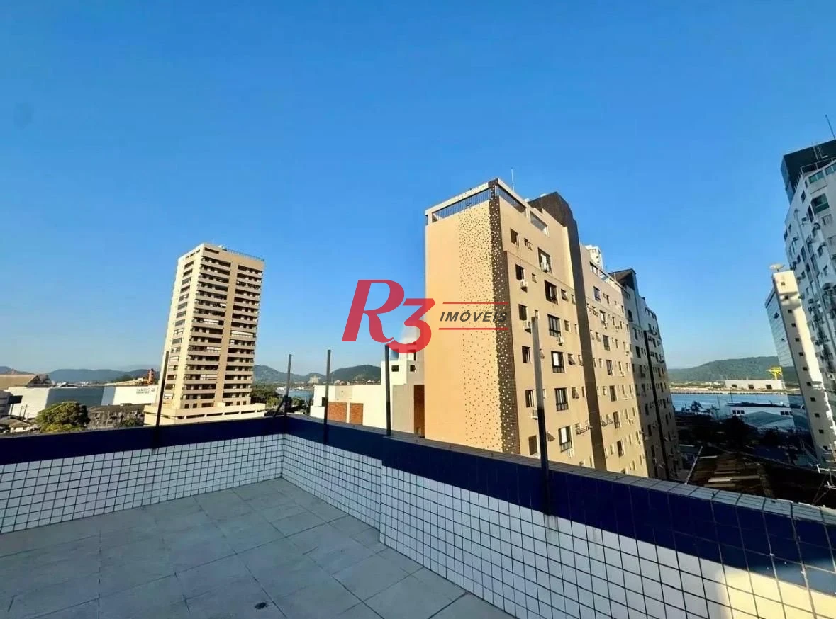 Apartamento com 2 dormitórios à venda, 94 m² por R$ 855.000,00 - Ponta da Praia - Santos/SP