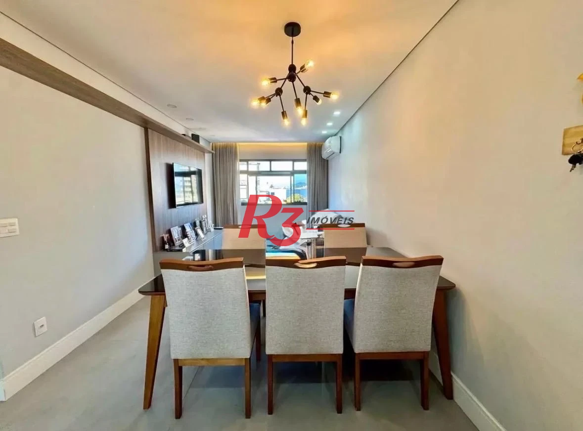 Apartamento com 2 dormitórios à venda, 94 m² por R$ 855.000,00 - Ponta da Praia - Santos/SP