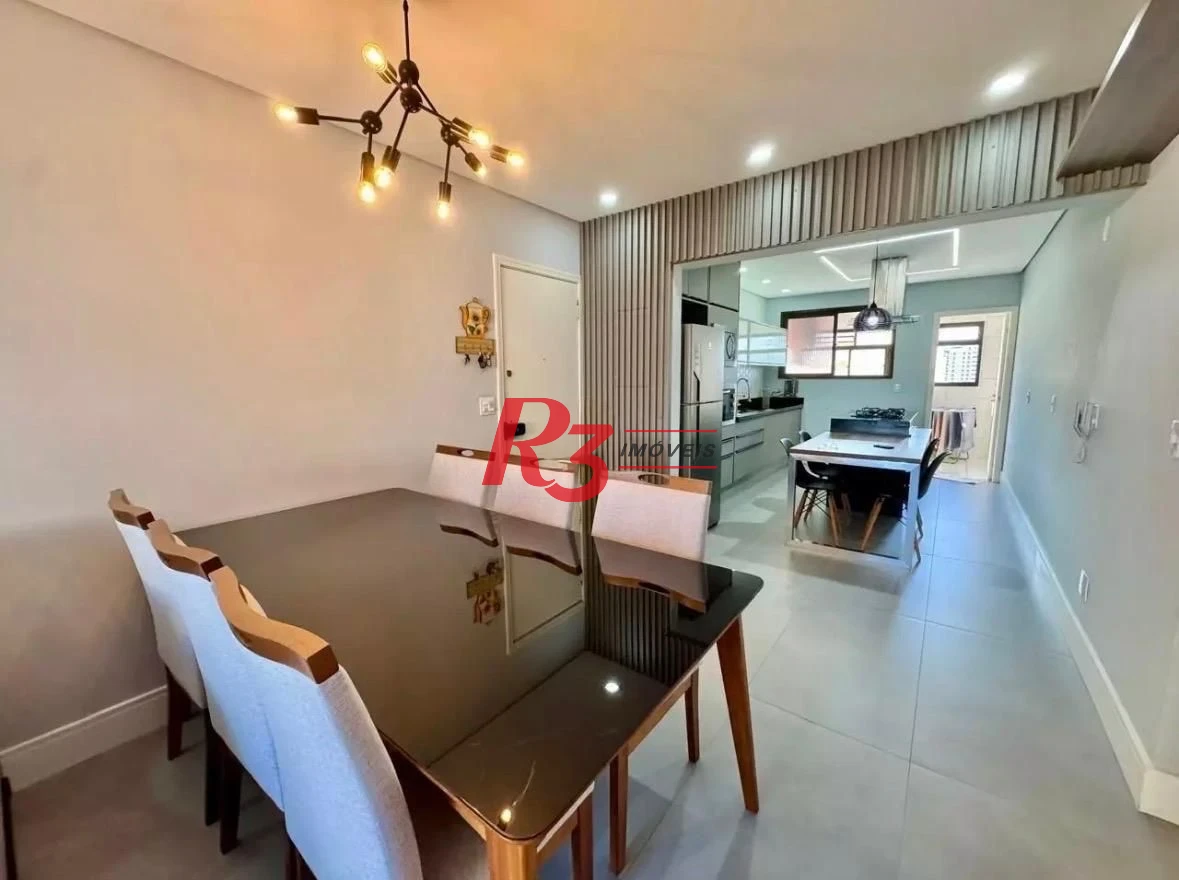 Apartamento com 2 dormitórios à venda, 94 m² por R$ 855.000,00 - Ponta da Praia - Santos/SP