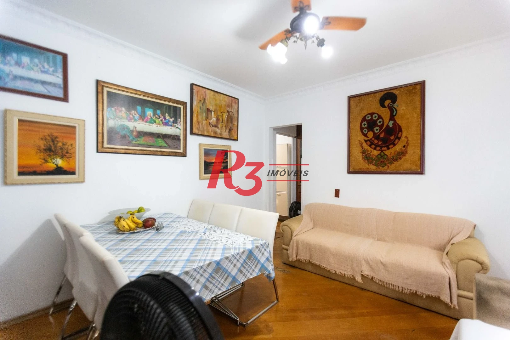 Apartamento com 3 dormitórios à venda, 90 m² por R$ 500.000,00 - Boqueirão - Santos/SP