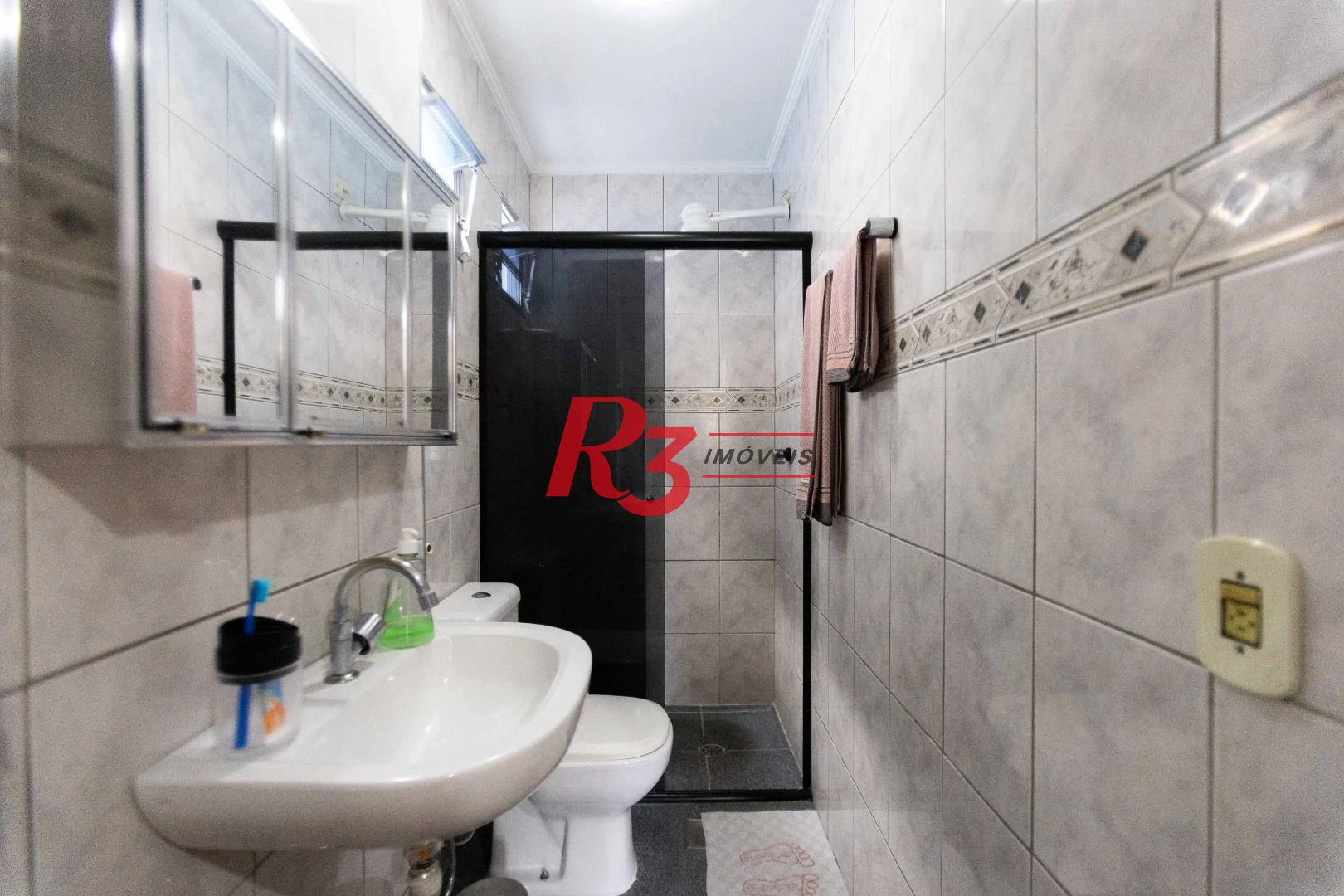 Apartamento com 3 dormitórios à venda, 90 m² por R$ 500.000,00 - Boqueirão - Santos/SP