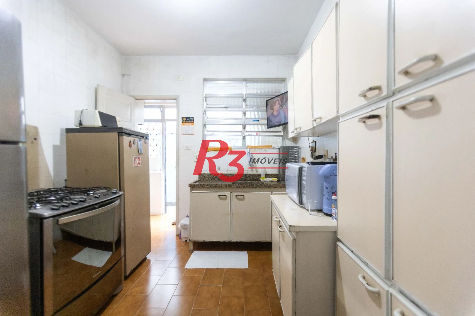 Apartamento com 3 dormitórios à venda, 90 m² por R$ 500.000,00 - Boqueirão - Santos/SP