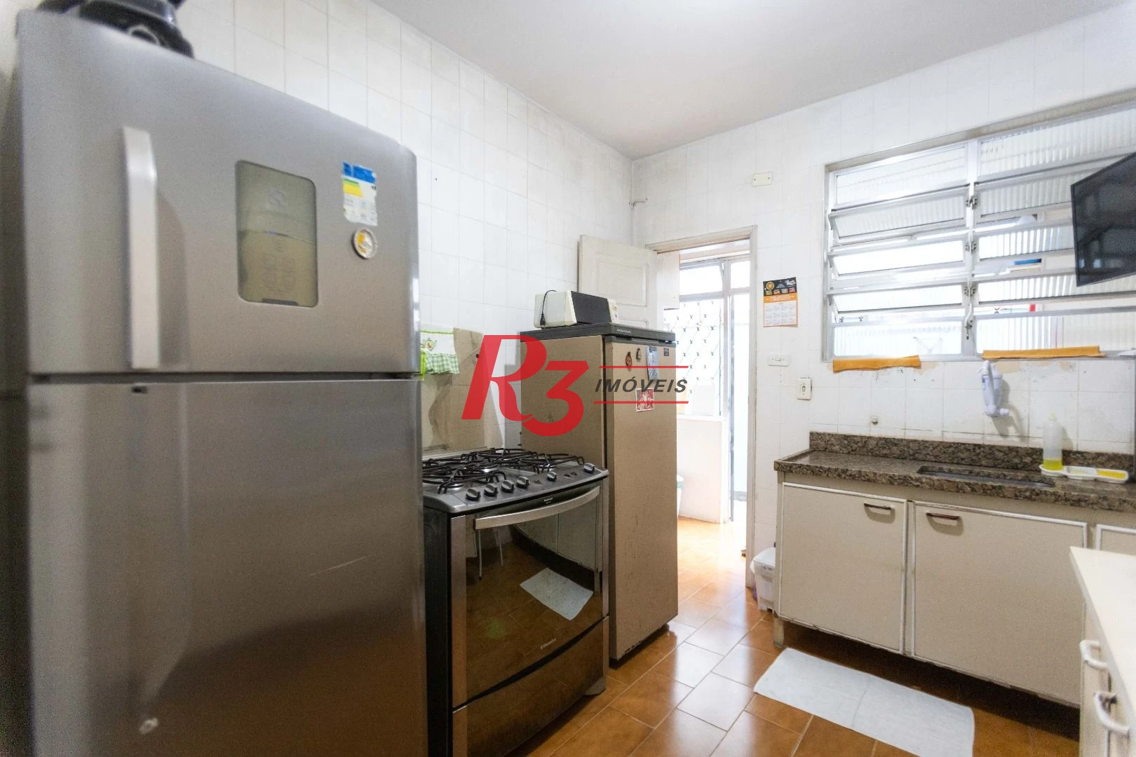 Apartamento com 3 dormitórios à venda, 90 m² por R$ 500.000,00 - Boqueirão - Santos/SP