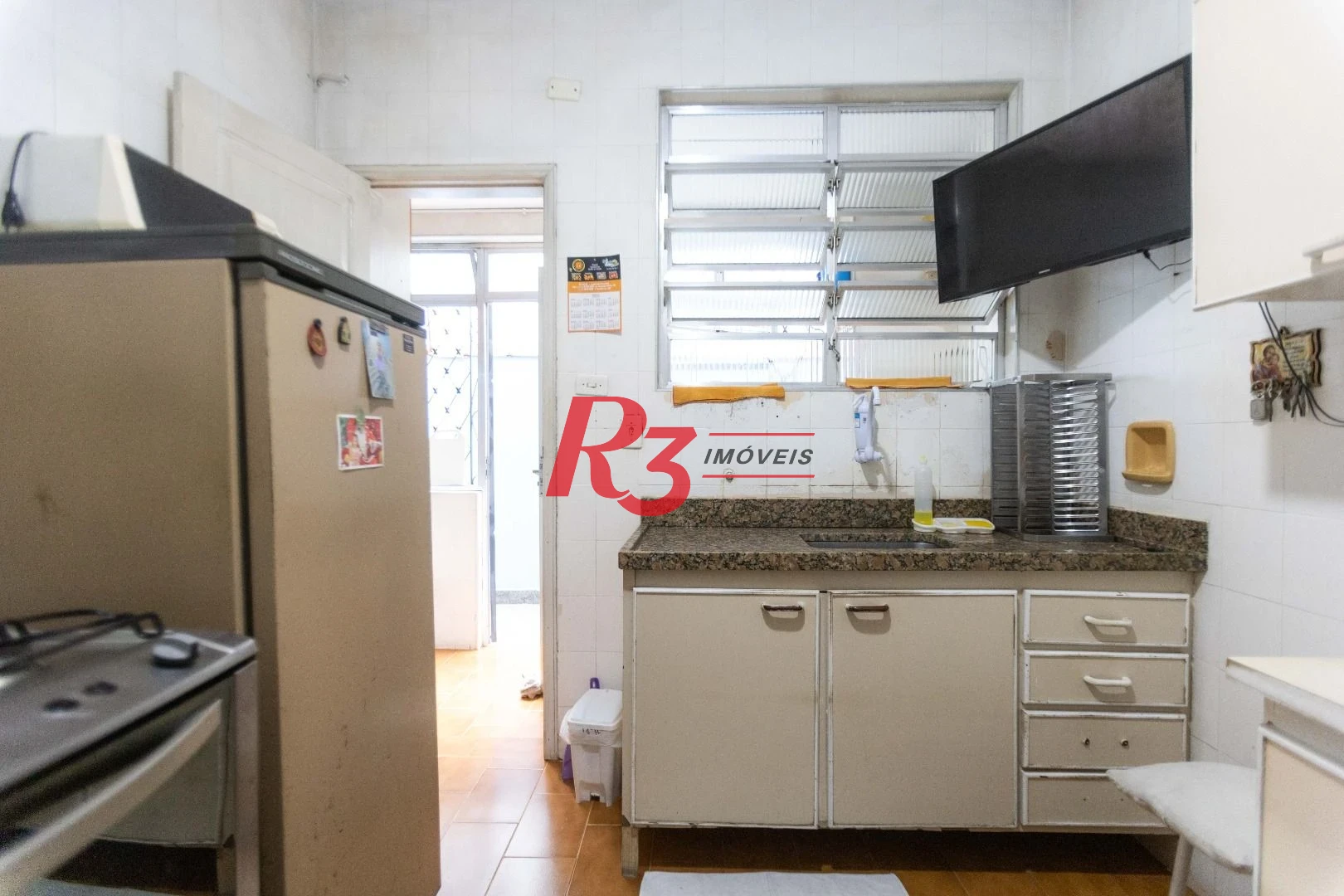 Apartamento com 3 dormitórios à venda, 90 m² por R$ 500.000,00 - Boqueirão - Santos/SP