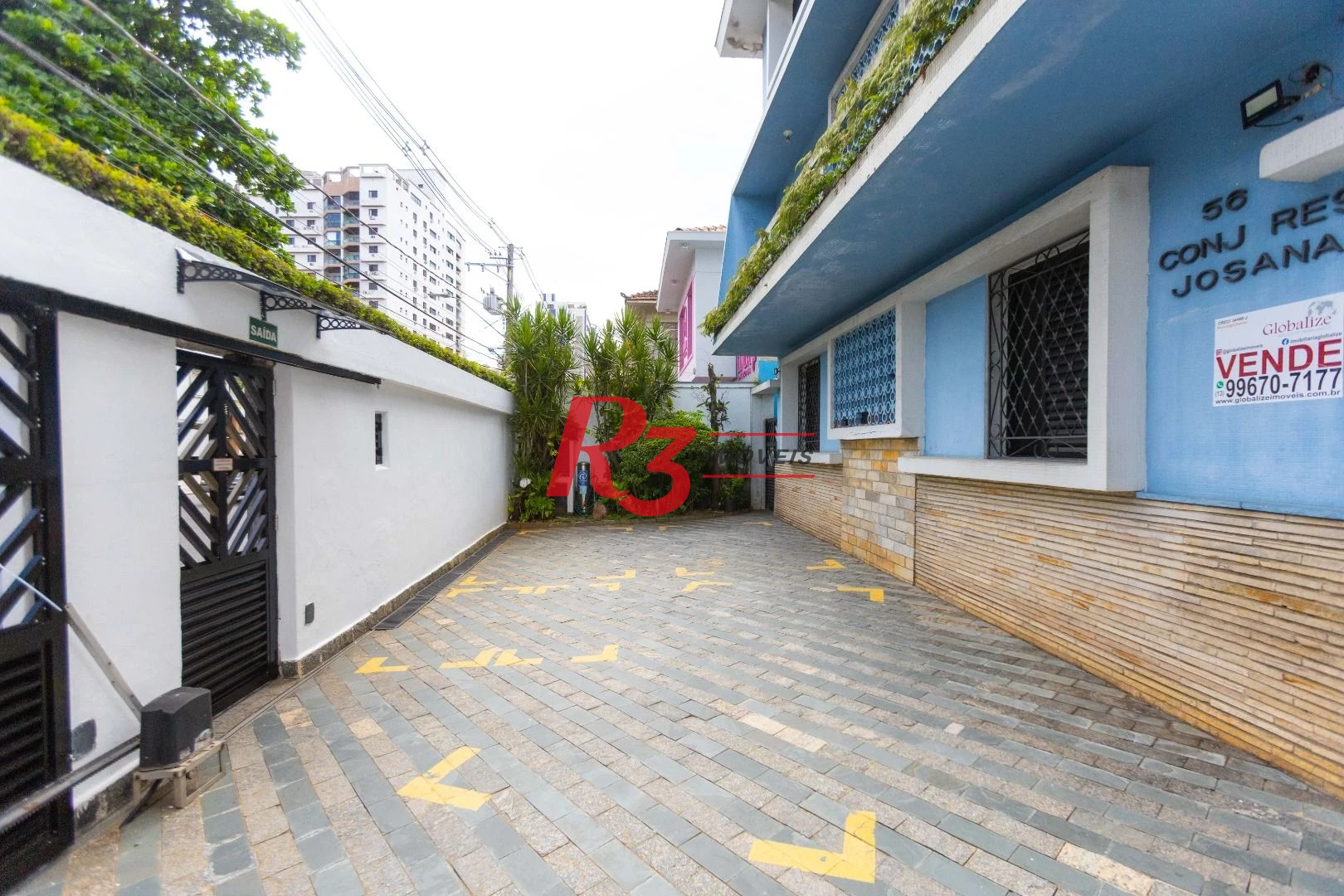 Apartamento com 3 dormitórios à venda, 90 m² por R$ 500.000,00 - Boqueirão - Santos/SP