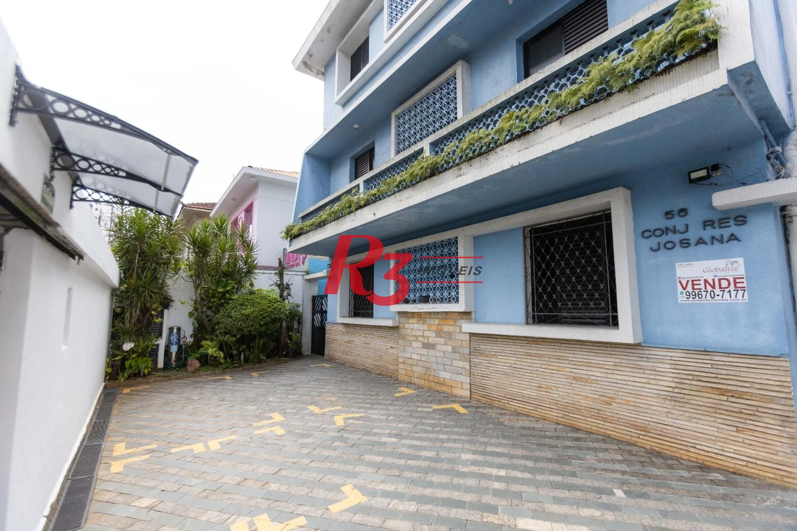 Apartamento com 3 dormitórios à venda, 90 m² por R$ 500.000,00 - Boqueirão - Santos/SP