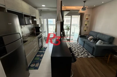 Apartamento à venda, 48 m² por R$ 550.000,00 - José Menino - Santos/SP