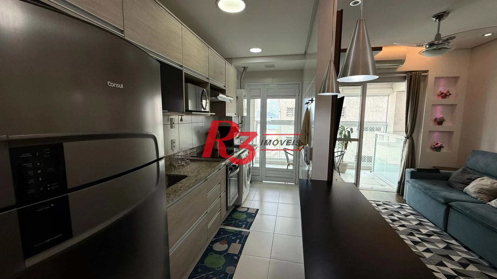 Apartamento à venda, 48 m² por R$ 550.000,00 - José Menino - Santos/SP