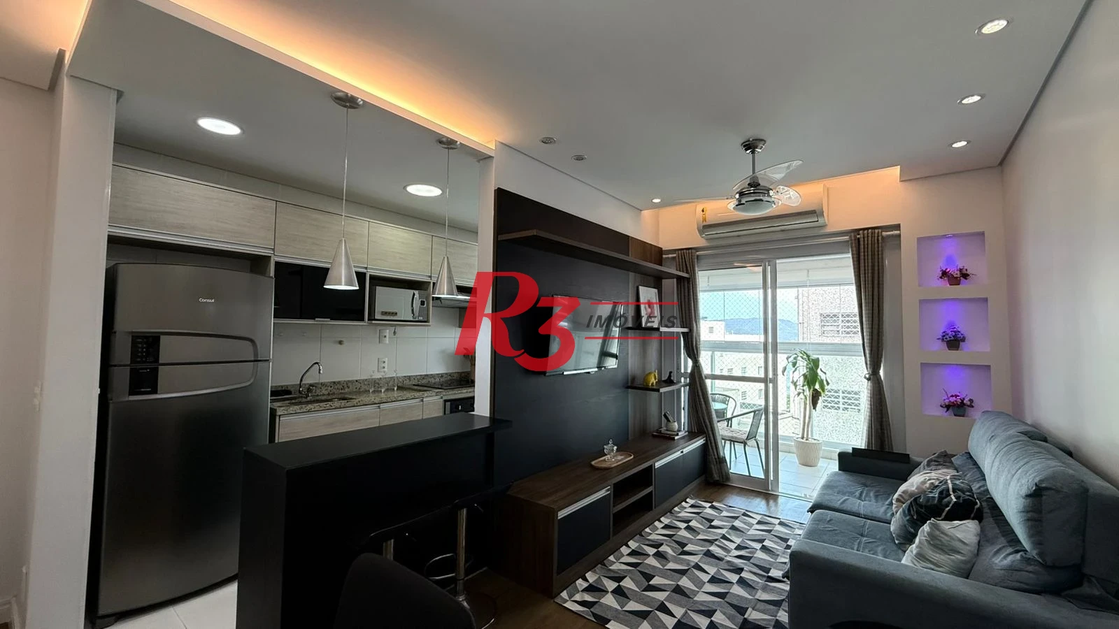 Apartamento à venda, 48 m² por R$ 550.000,00 - José Menino - Santos/SP