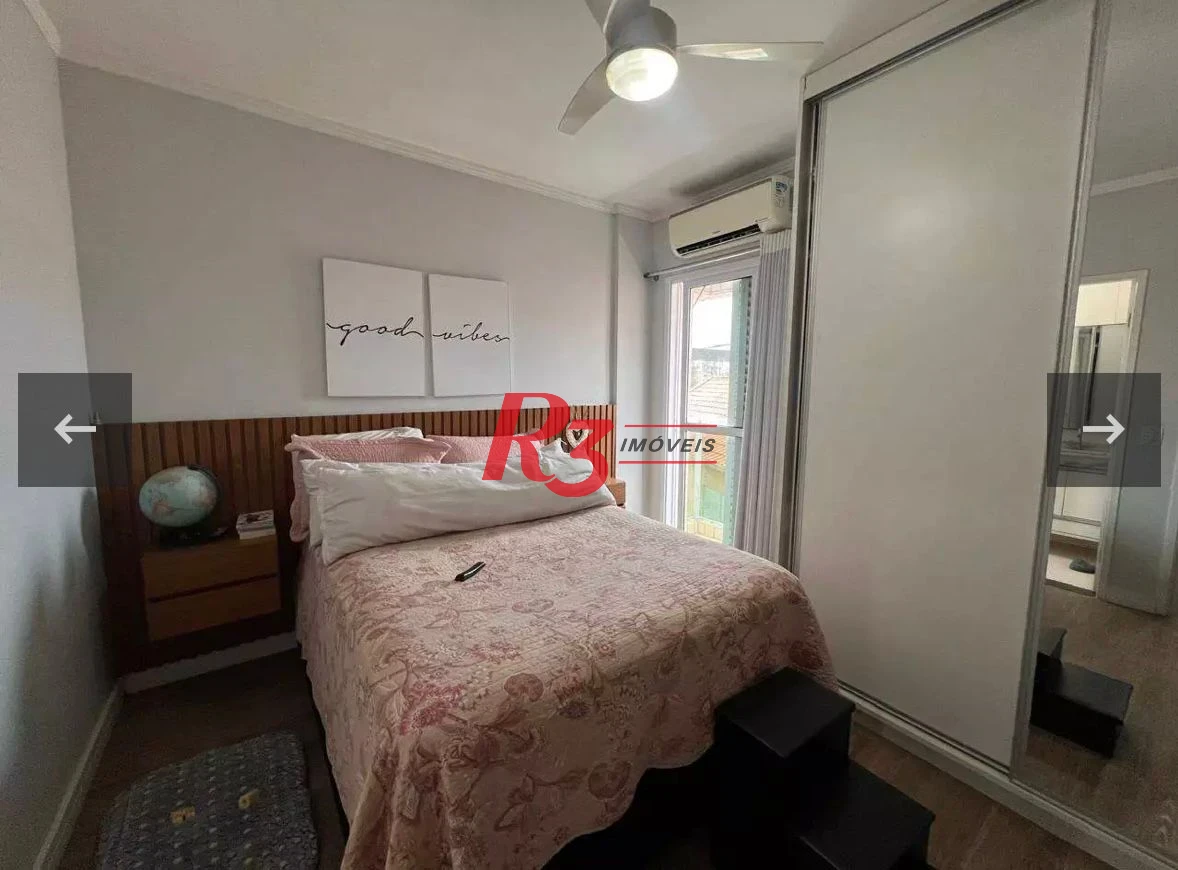 Apartamento com 2 dormitórios à venda, 69 m² por R$ 320.000,00 - Vila Cascatinha - São Vicente/SP