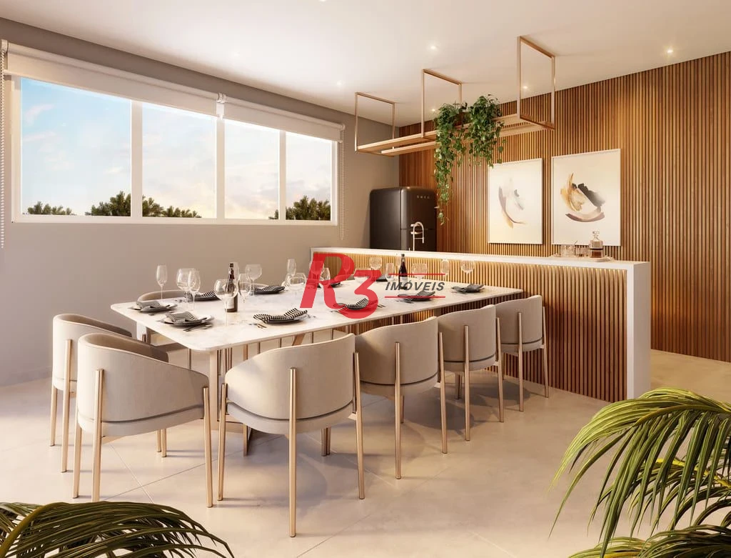 Apartamento com 3 dormitórios à venda, 112 m² por R$ 1.650.000,00 - José Menino - Santos/SP