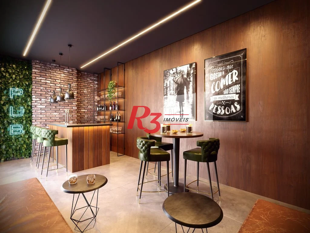 Apartamento com 3 dormitórios à venda, 112 m² por R$ 1.650.000,00 - José Menino - Santos/SP