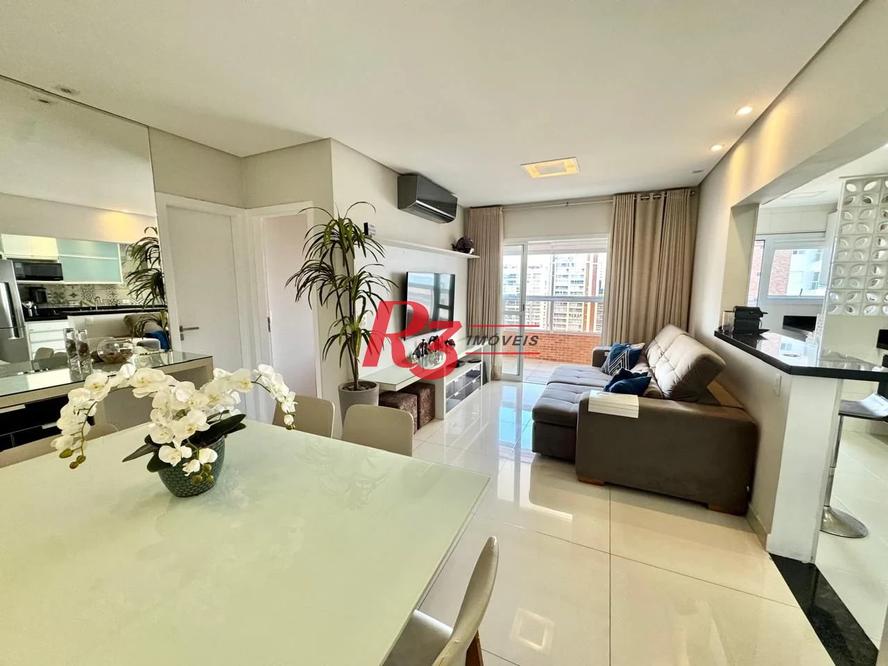 Apartamento com 1 dormitório à venda, 57 m² por R$ 780.000,00 - Boqueirão - Santos/SP