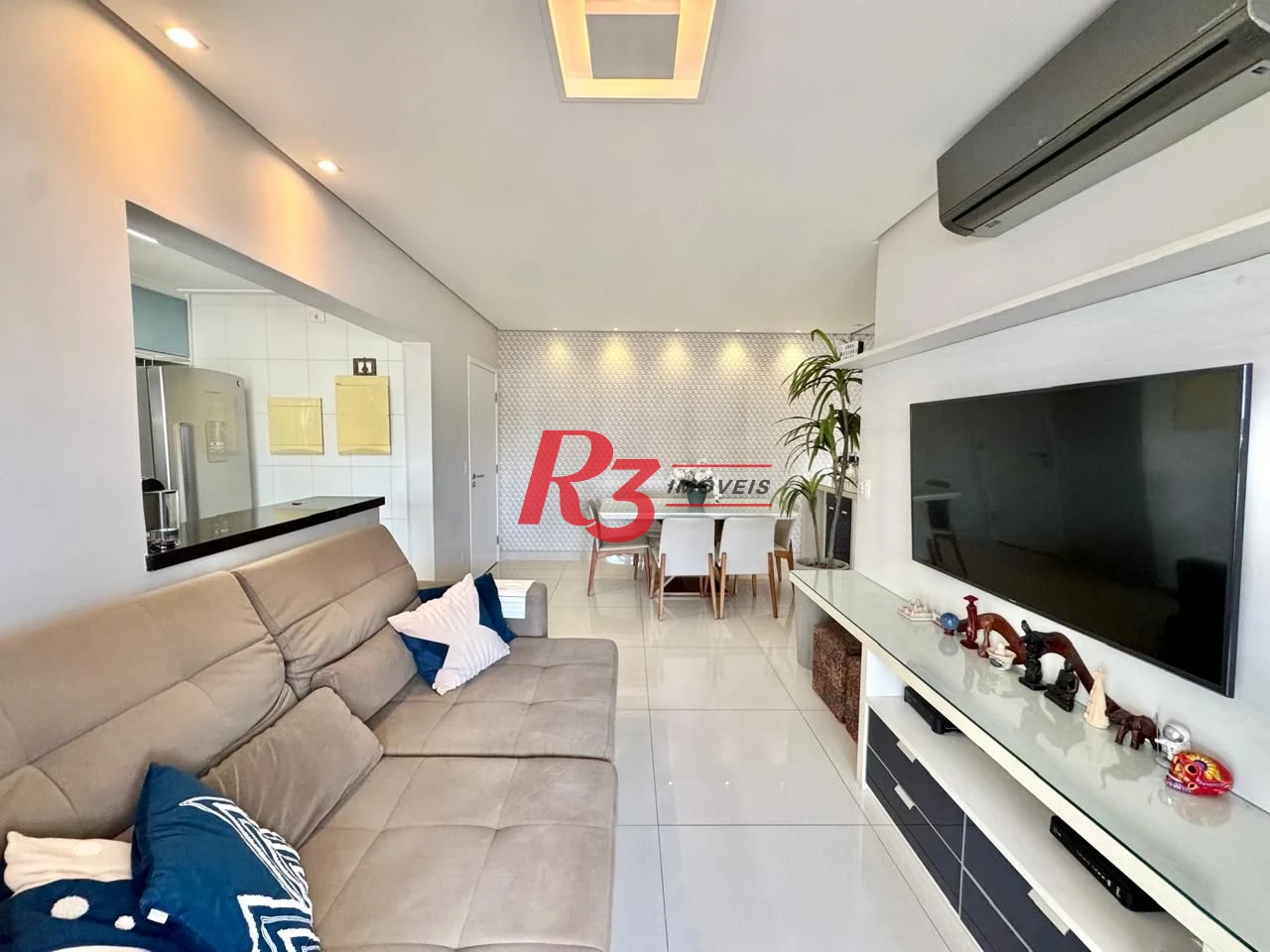 Apartamento com 1 dormitório à venda, 57 m² por R$ 780.000,00 - Boqueirão - Santos/SP