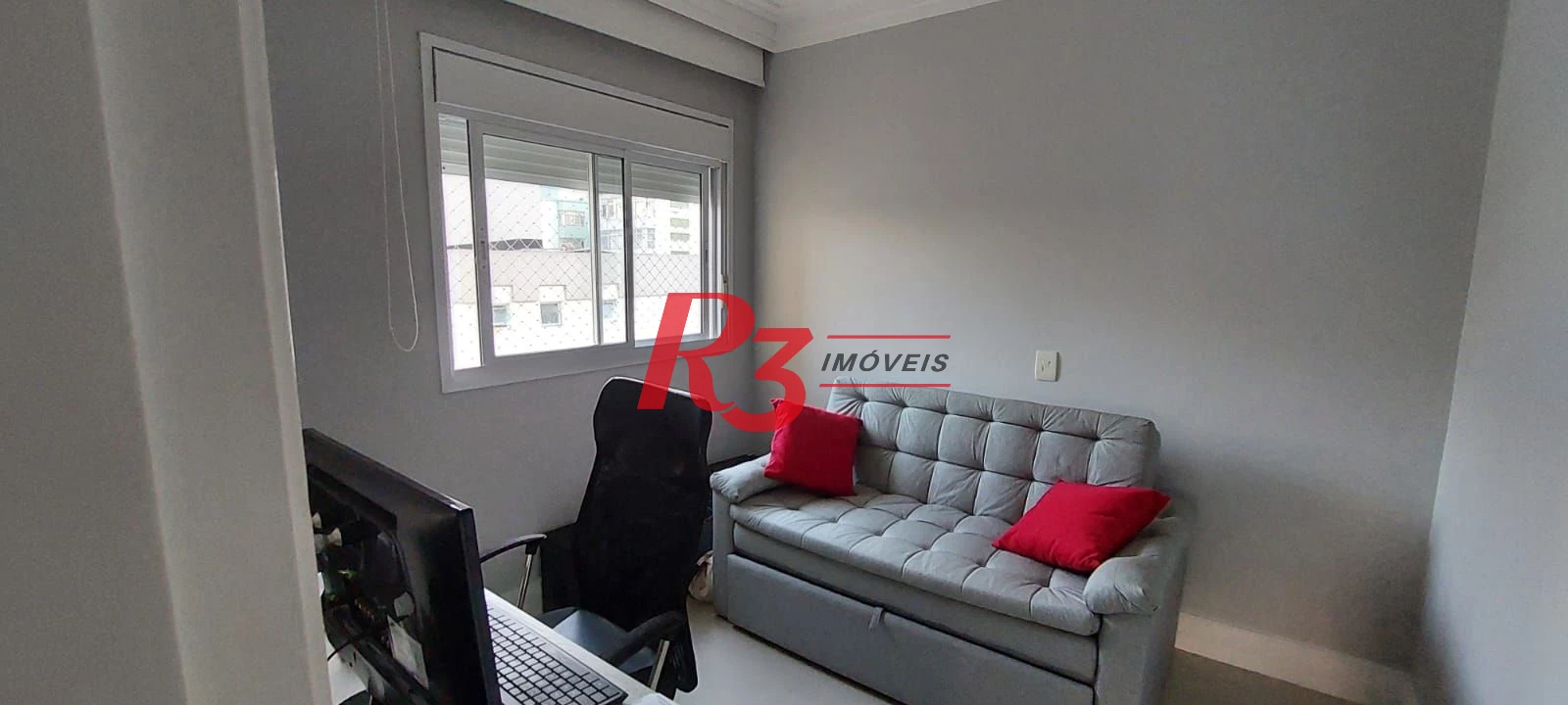 Apartamento com 3 dormitórios à venda, 100 m² por R$ 1.370.000,00 - José Menino - Santos/SP