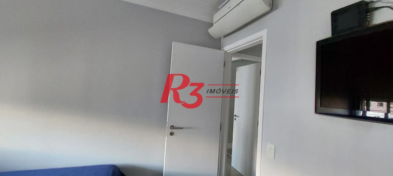 Apartamento com 3 dormitórios à venda, 100 m² por R$ 1.370.000,00 - José Menino - Santos/SP