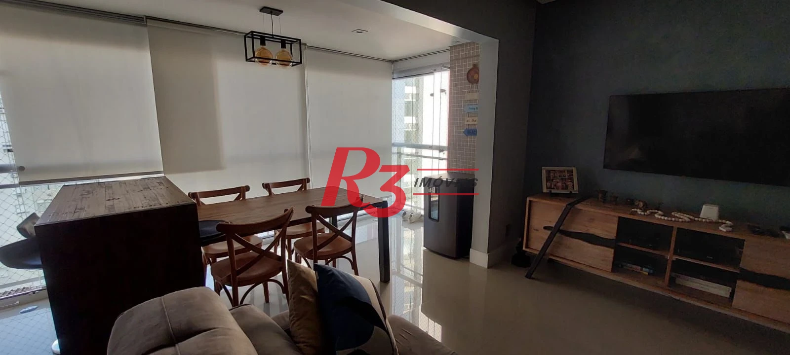 Apartamento com 3 dormitórios à venda, 100 m² por R$ 1.370.000,00 - José Menino - Santos/SP