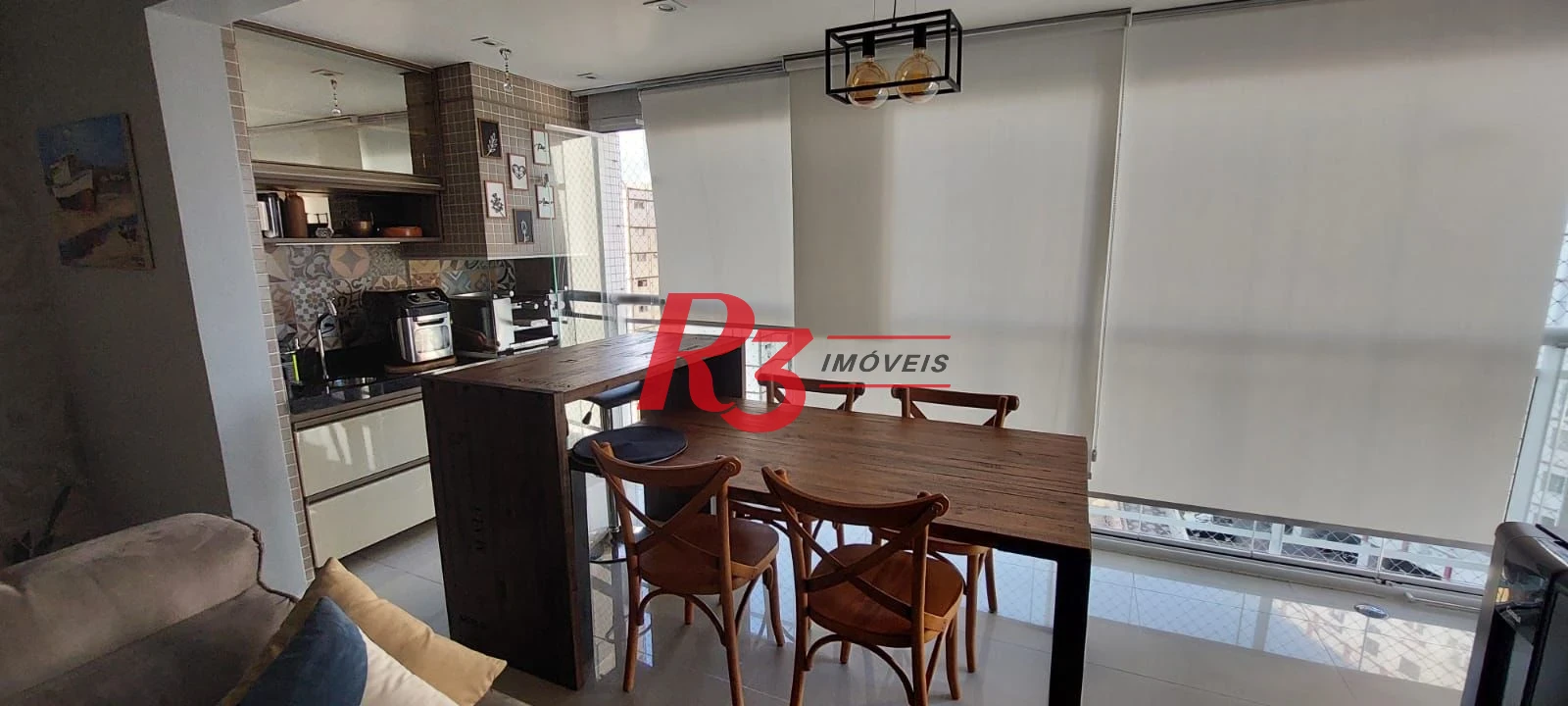 Apartamento com 3 dormitórios à venda, 100 m² por R$ 1.370.000,00 - José Menino - Santos/SP