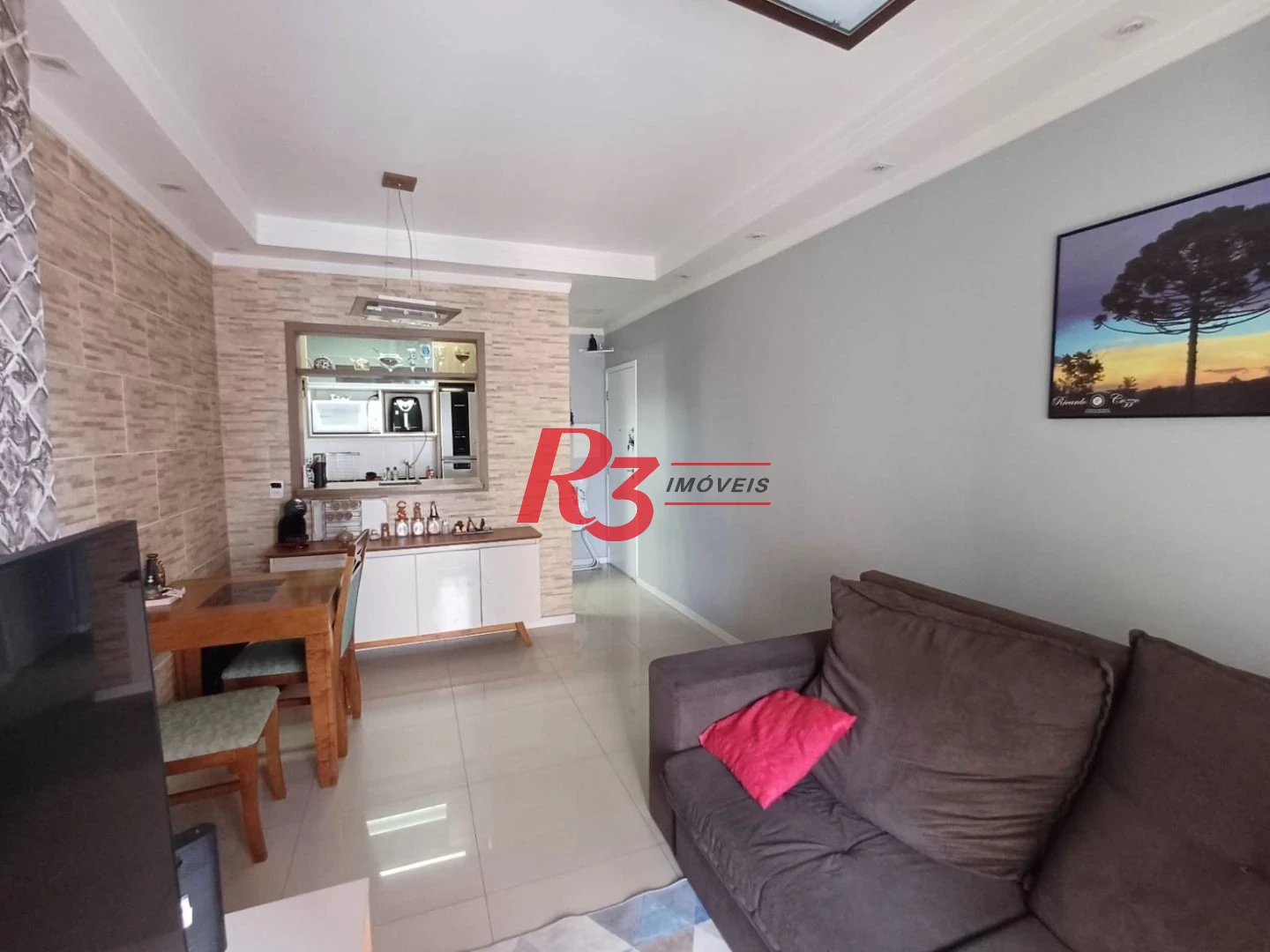 Apartamento com 3 dormitórios à venda, 69 m² por R$ 455.800,00 - Areia Branca - Santos/SP