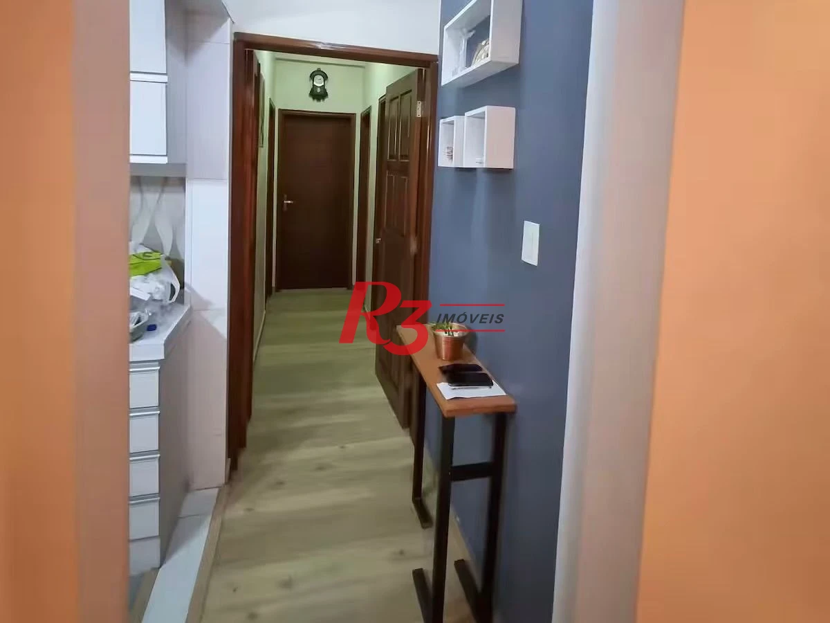 Apartamento com 3 dormitórios à venda, 100 m² por R$ 700.000,00 - José Menino - Santos/SP
