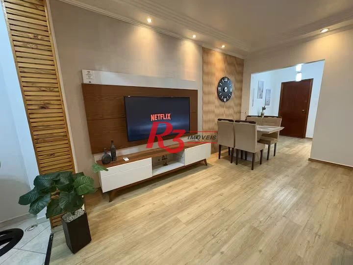 Apartamento com 3 dormitórios à venda, 100 m² por R$ 700.000,00 - José Menino - Santos/SP