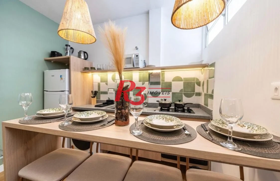 Apartamento com 2 dormitórios, 47 m² - venda por R$ 499.000,00 ou aluguel por R$ 4.400,00/mês - Gonzaga - Santos/SP