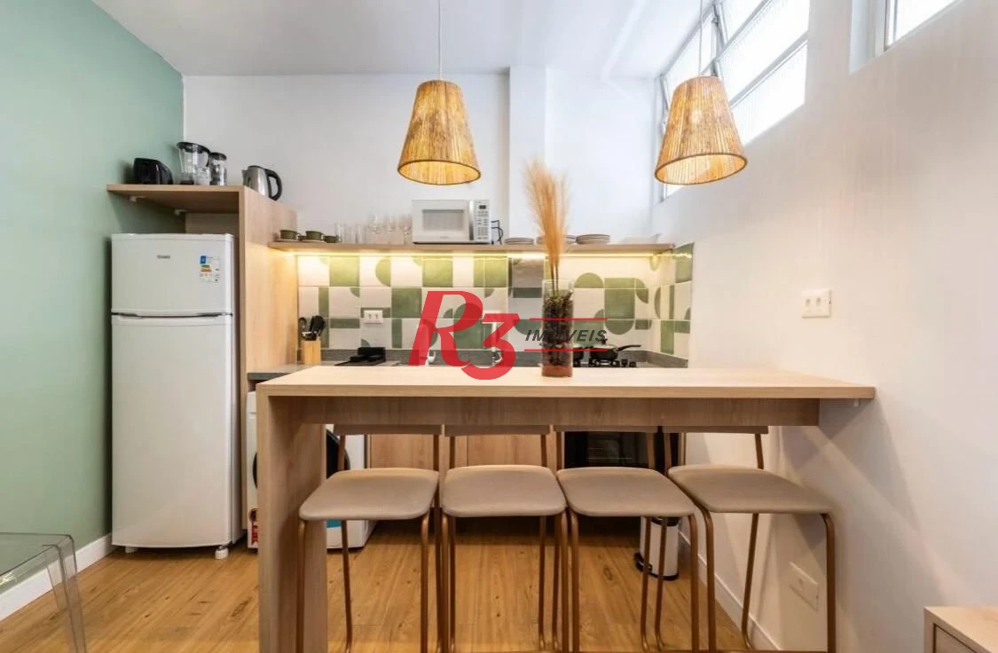 Apartamento com 2 dormitórios, 47 m² - venda por R$ 499.000,00 ou aluguel por R$ 4.400,00/mês - Gonzaga - Santos/SP