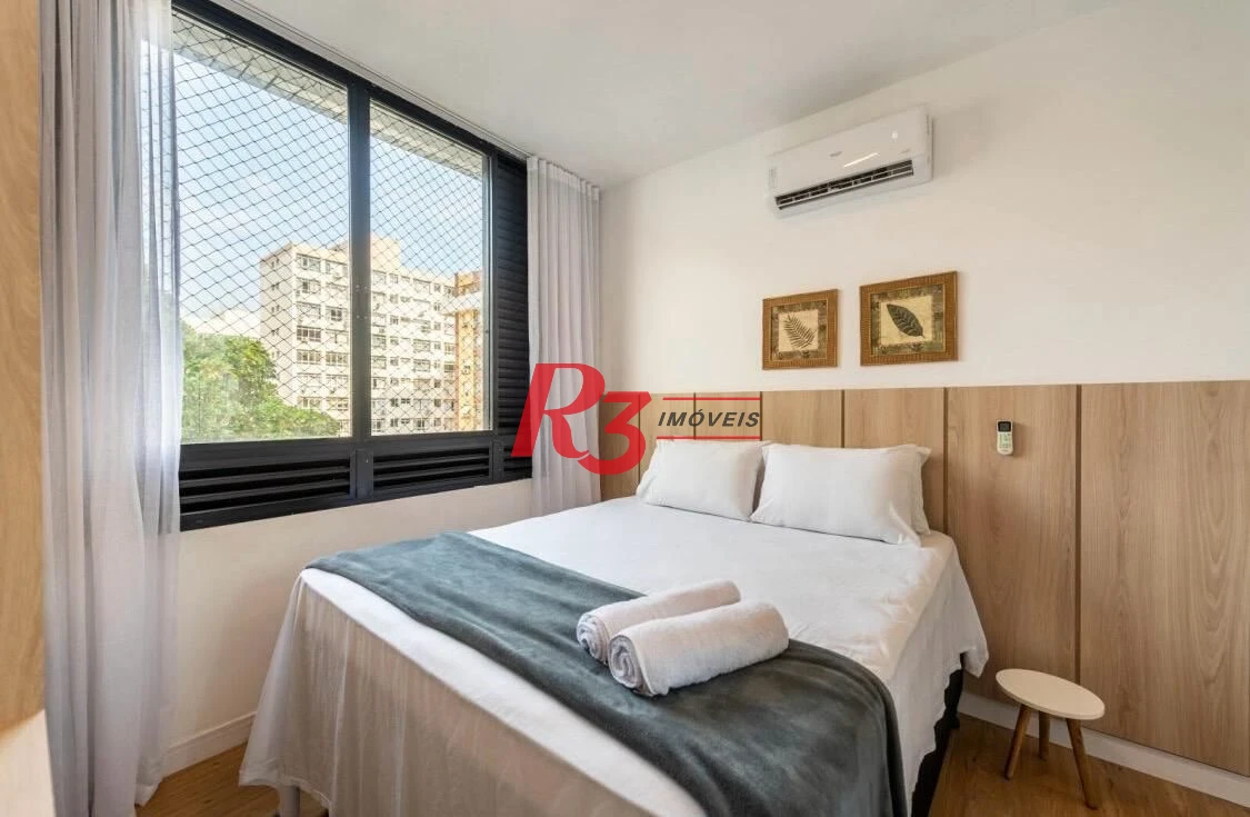 Apartamento com 2 dormitórios, 47 m² - venda por R$ 499.000,00 ou aluguel por R$ 4.400,00/mês - Gonzaga - Santos/SP