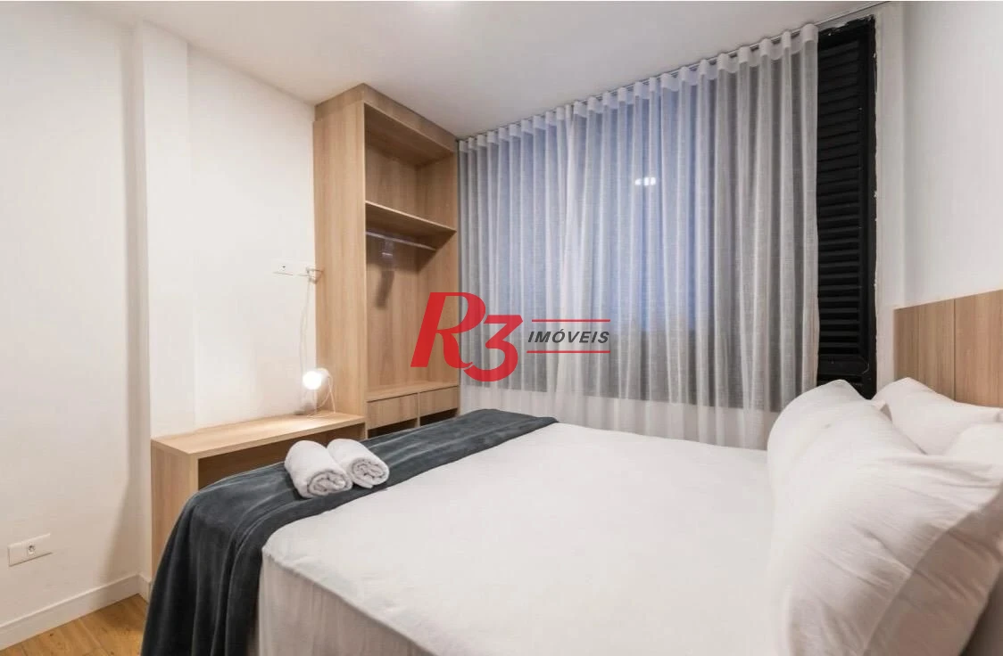 Apartamento com 2 dormitórios, 47 m² - venda por R$ 499.000,00 ou aluguel por R$ 4.400,00/mês - Gonzaga - Santos/SP