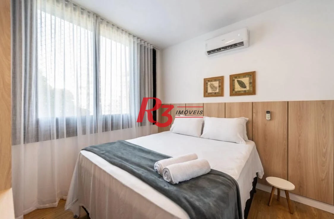 Apartamento com 2 dormitórios, 47 m² - venda por R$ 499.000,00 ou aluguel por R$ 4.400,00/mês - Gonzaga - Santos/SP
