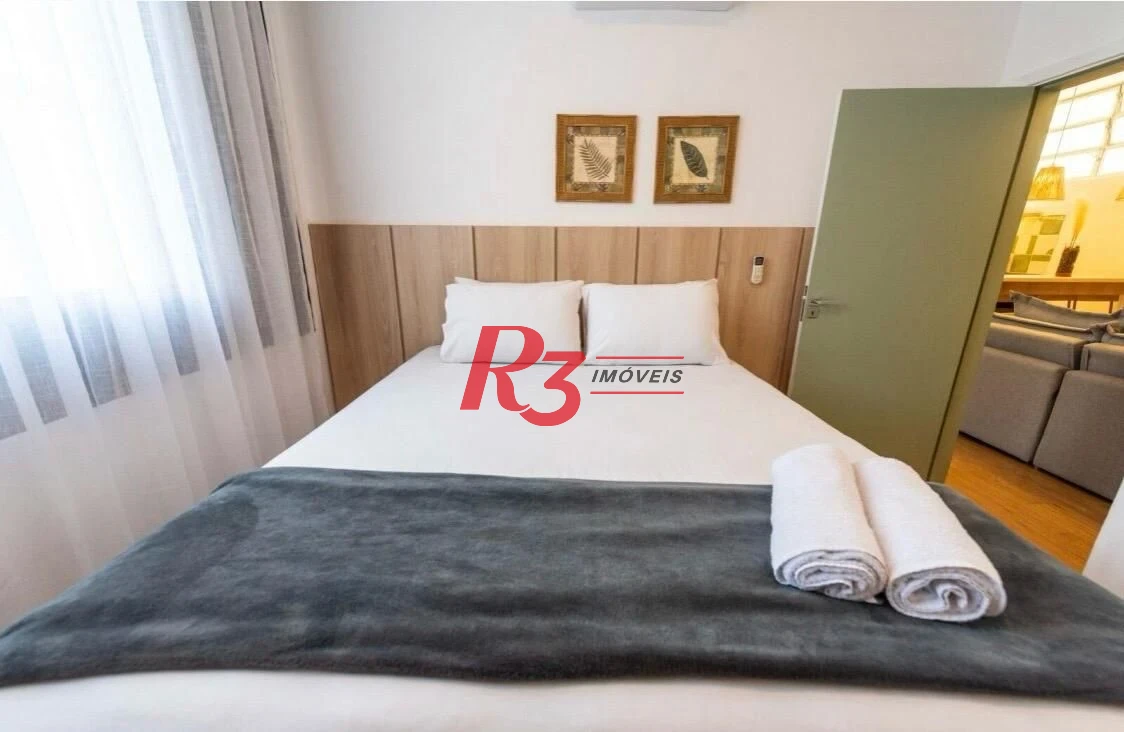 Apartamento com 2 dormitórios, 47 m² - venda por R$ 499.000,00 ou aluguel por R$ 4.400,00/mês - Gonzaga - Santos/SP