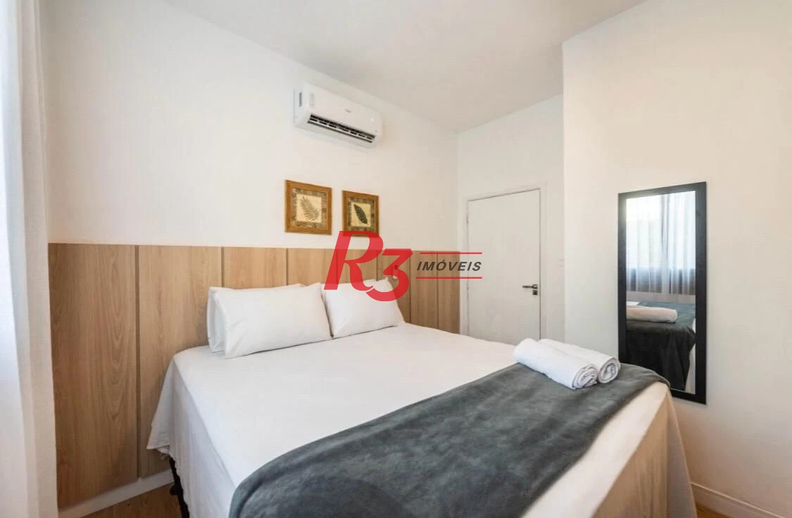 Apartamento com 2 dormitórios, 47 m² - venda por R$ 499.000,00 ou aluguel por R$ 4.400,00/mês - Gonzaga - Santos/SP