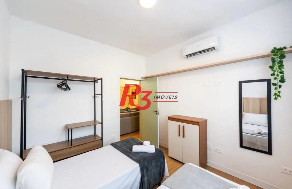 Apartamento com 2 dormitórios, 47 m² - venda por R$ 499.000,00 ou aluguel por R$ 4.400,00/mês - Gonzaga - Santos/SP