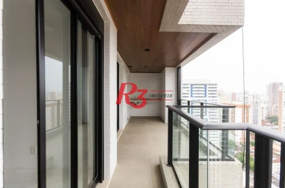 Apartamento com 1 dormitório à venda, 54 m² por R$ 935.000,00 - Boqueirão - Santos/SP
