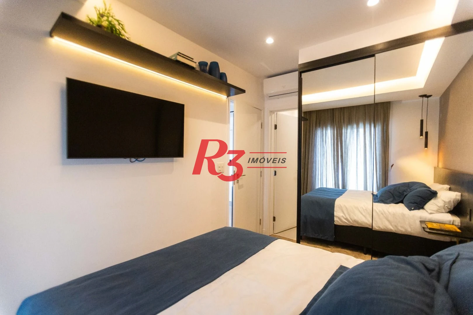 Apartamento com 1 dormitório à venda, 54 m² por R$ 954.000,00 - Boqueirão - Santos/SP