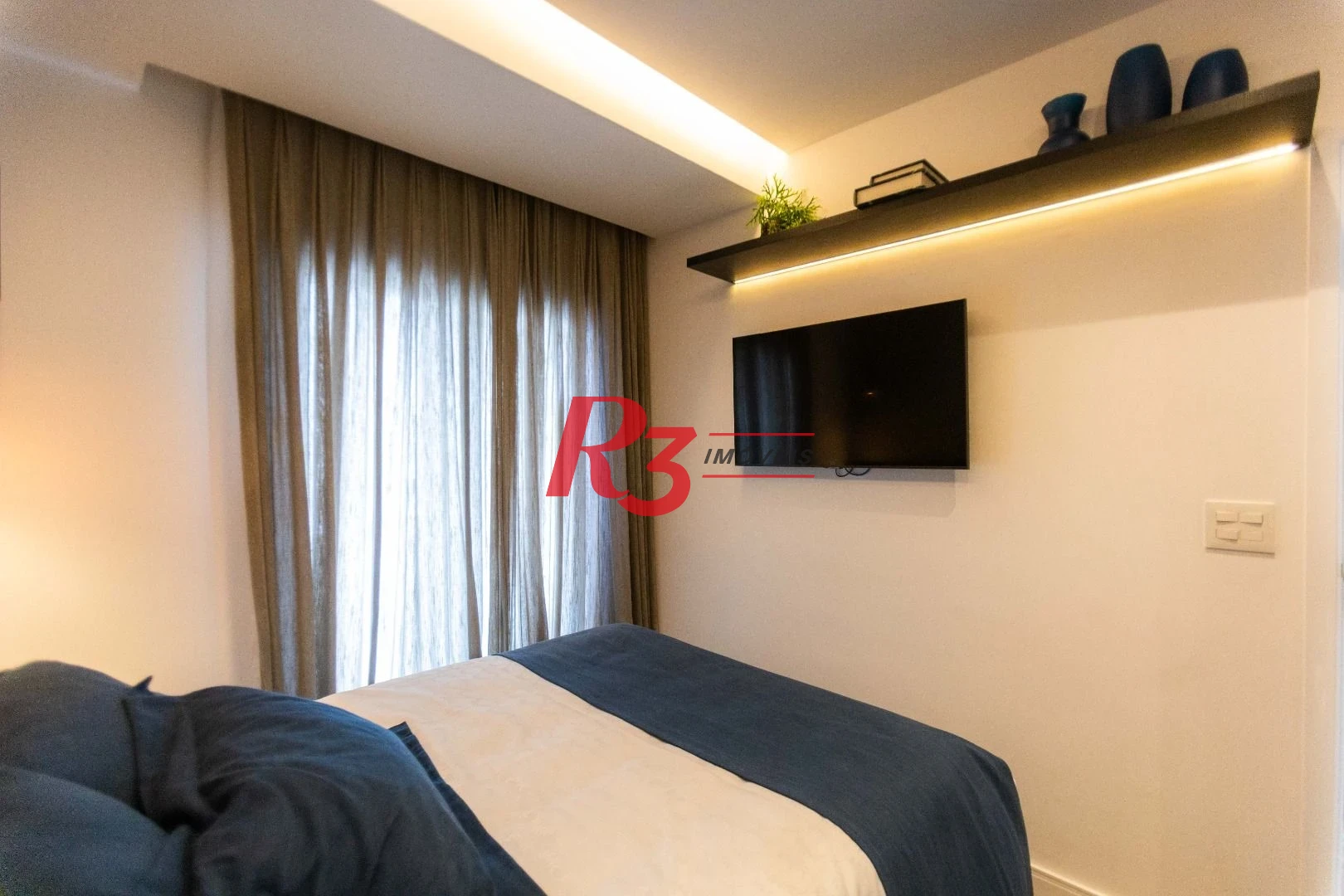 Apartamento com 1 dormitório à venda, 54 m² por R$ 954.000,00 - Boqueirão - Santos/SP