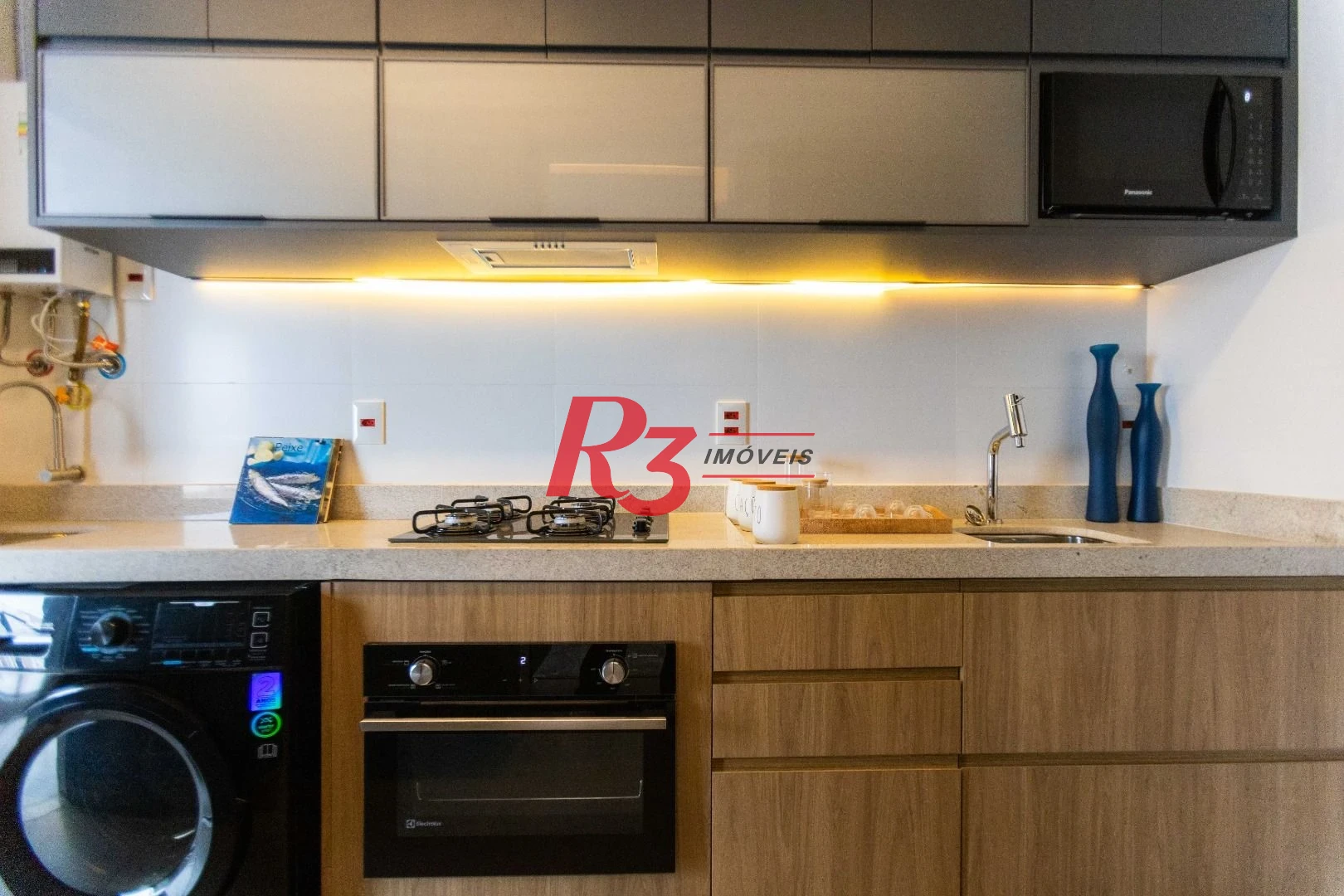 Apartamento com 1 dormitório à venda, 54 m² por R$ 954.000,00 - Boqueirão - Santos/SP
