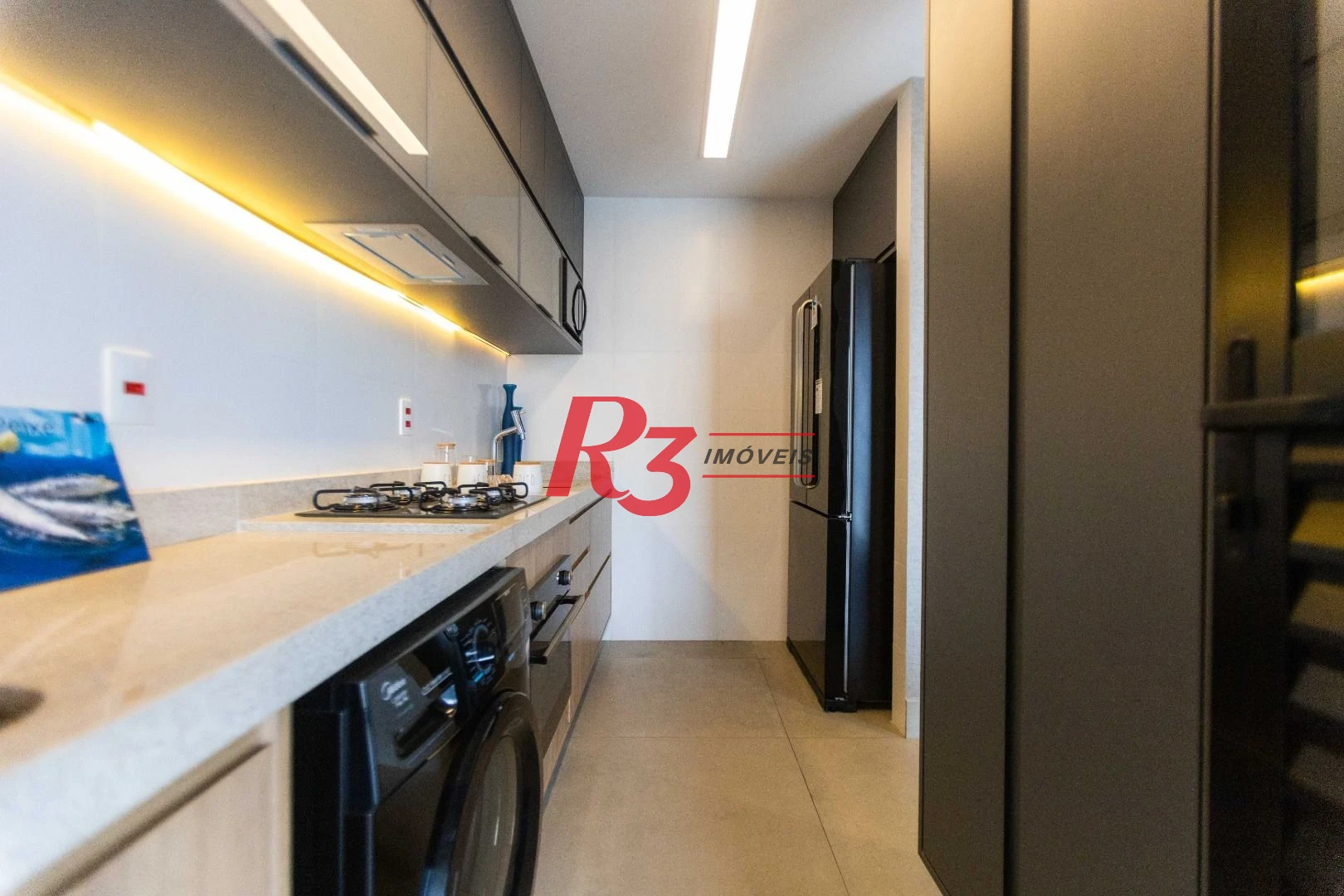 Apartamento com 1 dormitório à venda, 54 m² por R$ 954.000,00 - Boqueirão - Santos/SP