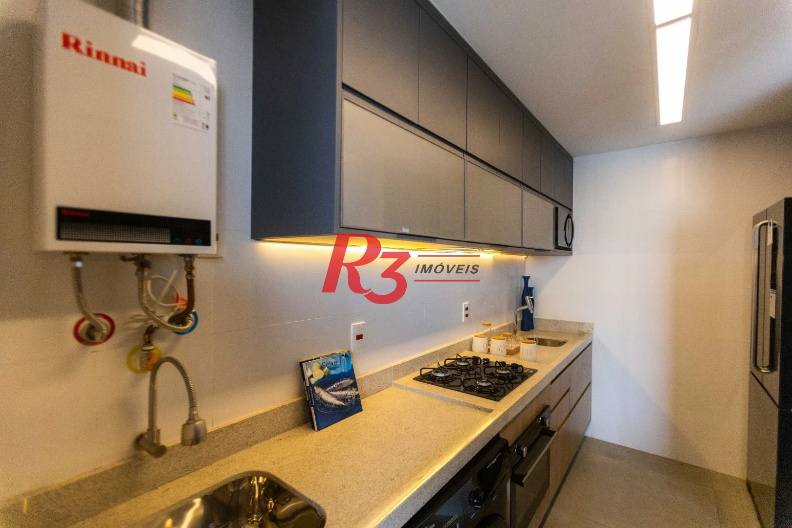 Apartamento com 1 dormitório à venda, 54 m² por R$ 954.000,00 - Boqueirão - Santos/SP