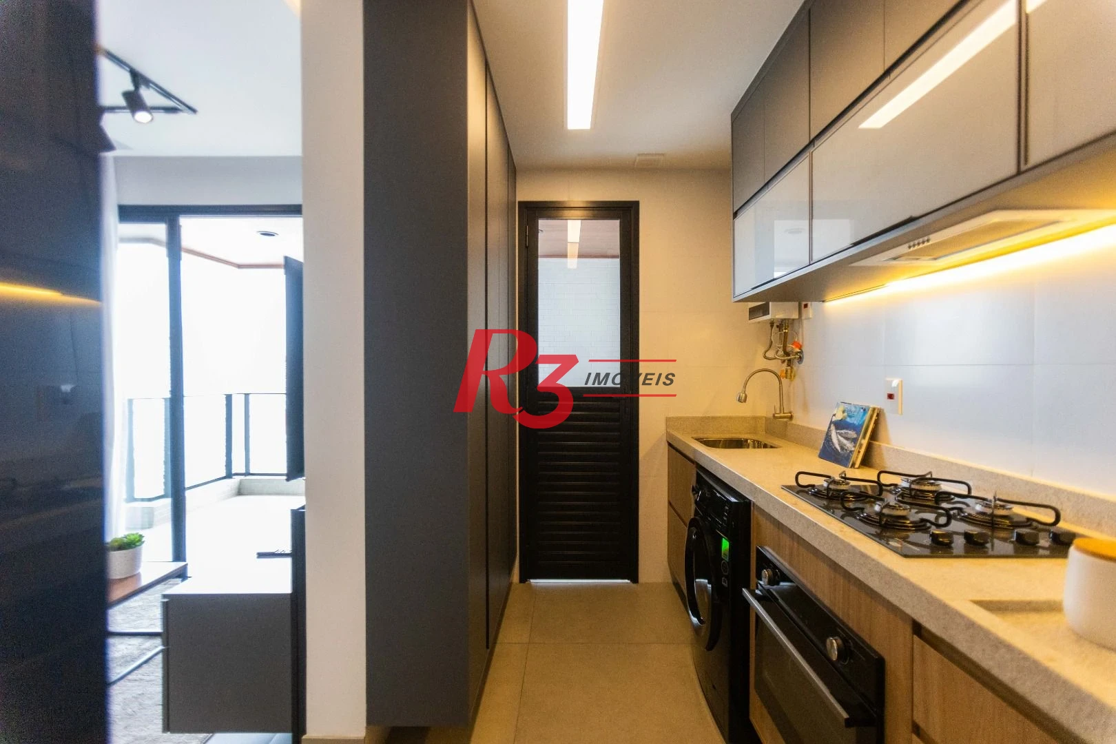 Apartamento com 1 dormitório à venda, 54 m² por R$ 954.000,00 - Boqueirão - Santos/SP