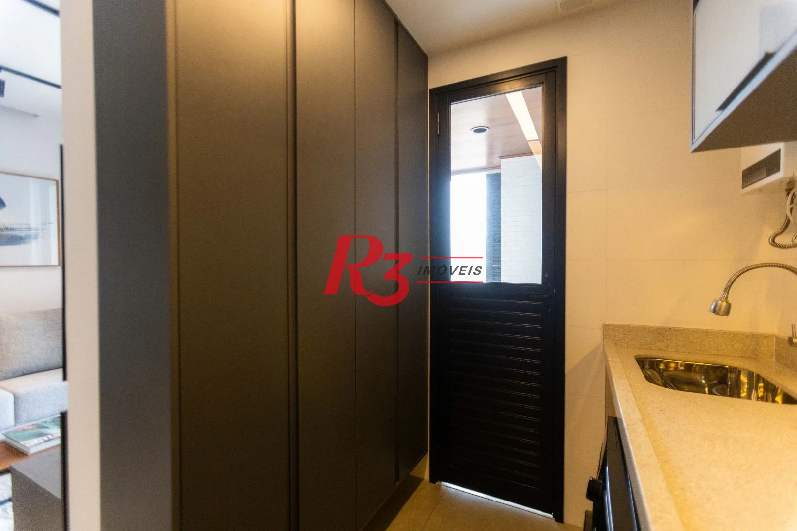 Apartamento com 1 dormitório à venda, 54 m² por R$ 954.000,00 - Boqueirão - Santos/SP