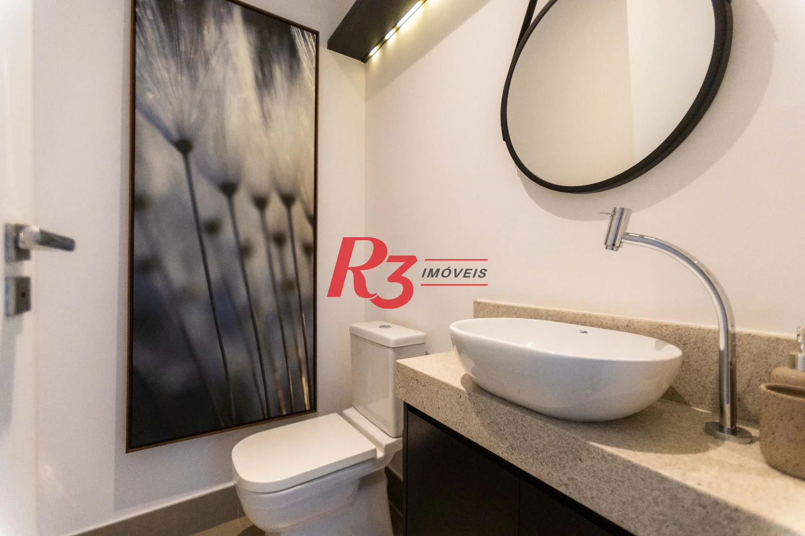 Apartamento com 1 dormitório à venda, 54 m² por R$ 954.000,00 - Boqueirão - Santos/SP
