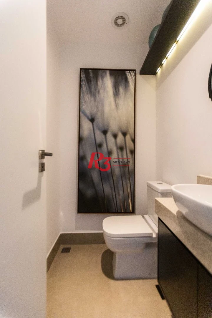 Apartamento com 1 dormitório à venda, 54 m² por R$ 954.000,00 - Boqueirão - Santos/SP
